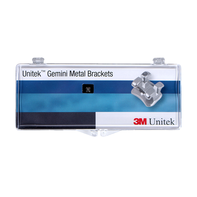 3M  Unitek 金屬正畸托槽Gemini 0.022"(0.56mm)，5-5，尖牙帶牽引鉤